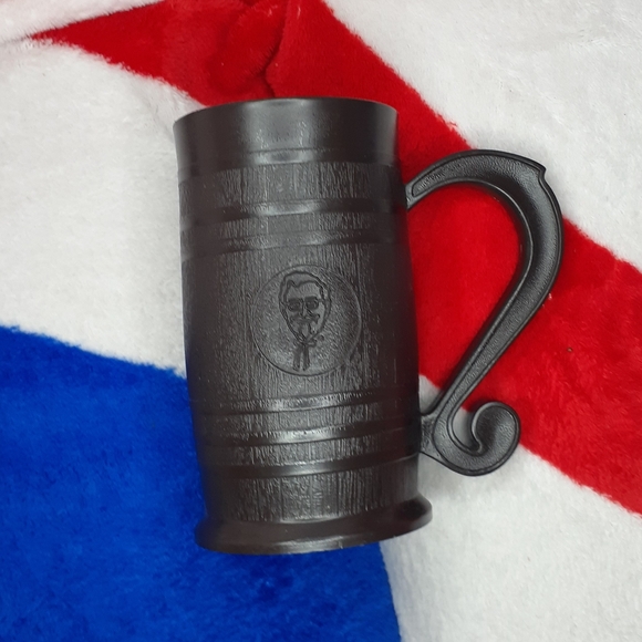 1970's KFC Tankard Brown Vtg Kentucky Fried Chicken Brown Plastic Stein Mug - Picture 15 of 16